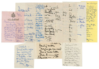 [Dance] Rogers, Ginger. (1911–1995) Collection of Autograph Notes and Letters