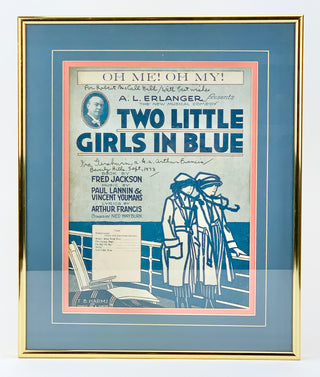 Gershwin, Ira. (1896–1983) "Oh Me, Oh My!" - Signed Copy of Ira's first lyrics