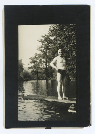 Chaliapin, Feodor. (1873–1938) Original Photograph in Swimsuit!