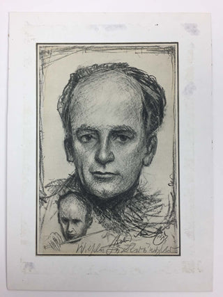 Furtwängler, Wilhelm. (1886–1954) Signed Portrait Drawing