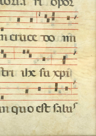 [Chant] 16th Century Illuminated Antiphonal Manuscript on Vellum