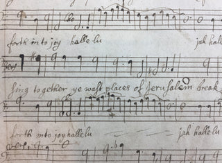 [English Anthems and Services] Gibbons, Orlando. (1583–1625) & Lawes, Henry. (1596–1662) & Child, William. (1606/7–1697) & Blow, John. (1648/9–1708) & Aldrich, Henry. (1648–1710) etc.  Seventeenth-Century English Anthems and Services—Manuscript Partbook