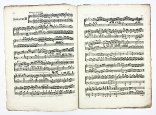 Tours, Jacob. (1760 - 1811) Sonate Pour le Piano Forte (...) Avec l'Accompagnement d'un Violon. Oeuvre XIII.