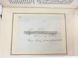 [Opera & Performance] [Queen Victoria. (1819–1901)] & Novello, Clara. (1818–1908) [Balfe, Moscheles, Persiani, Braham, Reeves, Rachel, Lablache, Stephens, Landseer, Howitt, Meyerbeer, Grisi, Sainton, Lind, Goldschmidt, Bishop, Albani, Halle, Macready etc!