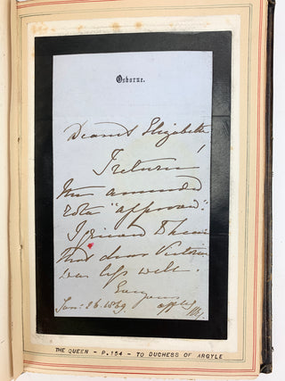 [Opera & Performance] [Queen Victoria. (1819–1901)] & Novello, Clara. (1818–1908) [Balfe, Moscheles, Persiani, Braham, Reeves, Rachel, Lablache, Stephens, Landseer, Howitt, Meyerbeer, Grisi, Sainton, Lind, Goldschmidt, Bishop, Albani, Halle, Macready etc!