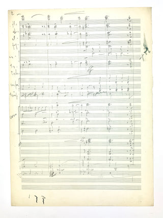 Berio, Luciano. (1925–2003) Autograph Musical Manuscript