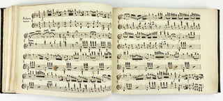 [Sammelband] [Music Iconography] Italian collection of International Piano music in Manuscript Copy ca. 1800, with Unusual Engravings