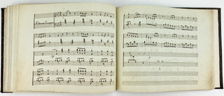 [Sammelband] [Music Iconography] Italian collection of International Piano music in Manuscript Copy ca. 1800, with Unusual Engravings