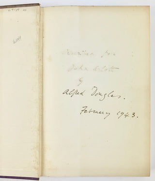 [Wilde, Oscar. (1854–1900)] Douglas, Lord Alfred. (1870–1945) "Oscar Wilde: A Summing Up" - SIGNED