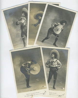 [Cake-Walk] [Florida Creole Girls] "Danse du Cake-Walk" –  Postcard Photograph Set