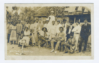 [African Americana] "Haitian Sports" – Postcard Photograph