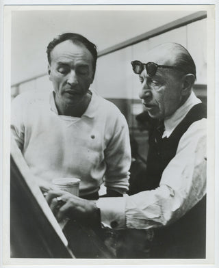 Balanchine, George. (1904–1983) & Stravinsky, Igor. (1882–1971) 1957 "Agon" Rehearsal Photograph