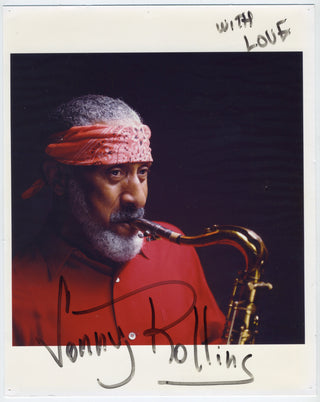 Rollins, Sonny. (b. 1930) Signed Photograph