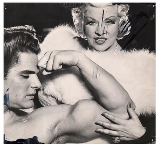 Avedon, Richard. (1923–2004) [West, Mae. (1893–1980)] Mae West and Mr. America, 1954