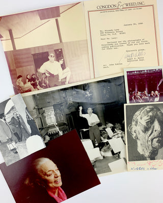 Stravinsky, Igor. (1882–1971) Signed and Other Original Photographs from the collection of Miranda Levy