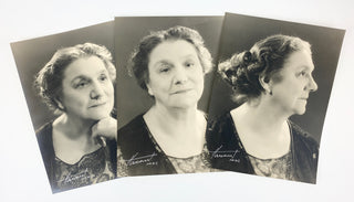 Guilbert, Yvette. (1865–1944) Three Original Harcourt Photographs, 1934