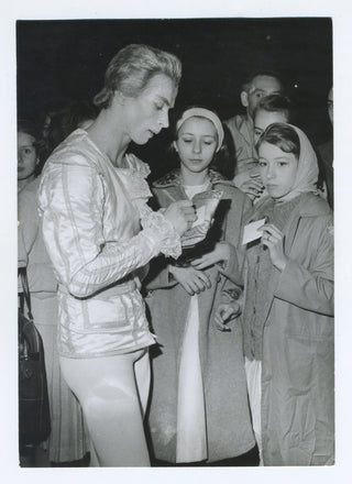 Nureyev, Rudolf. (1938–1993) Early Original Press Photograph