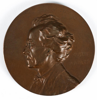 Mahler, Gustav. (1860–1911) [Rothberger, Alfred. (1873–1932)] Bronze Commemorative Medal