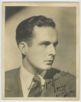 Barber, Samuel. (1910–1981) Signed Photograph to Ralph Berkowitz