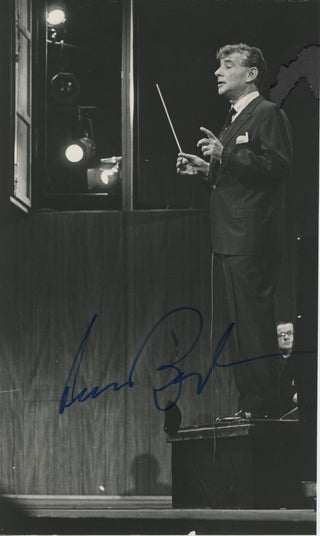 Bernstein, Leonard. (1918–1990) Signed Photograph