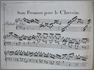 Smith, John Christopher. (1712-1795) Suites de Pieces pour le Clavecin.