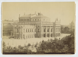 [Vienna Opera] Original Photograph of the Hofburgtheater