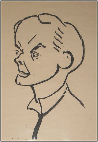 [Bartók, Béla. (1881–1945)] Fruhauf, Aline. (1909–1978) Woodcut portrait.