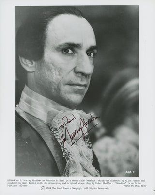 Abraham, F. Murray. (b. 1939) [Salieri, Antonio. (1750–1825)] "Amadeus" - Signed Photograph