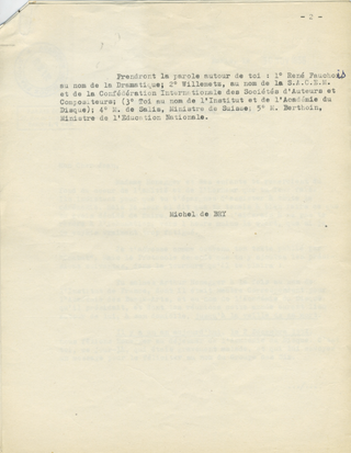 [ACADÉMIE DU DISQUE FRANÇAIS] Cocteau, Jean. (1889–1963) & Honegger, Arthur. (1892–1955)  & Milhaud, Darius. (1892–1974) & Auric, Georges. (1899–1983) etc. Important Large Archive