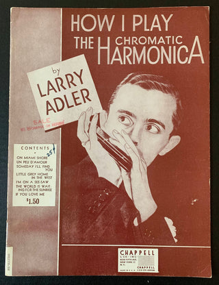 [Harmonica] Adler, Larry. (1914–2001) "How I Play the Chromatic Harmonica"