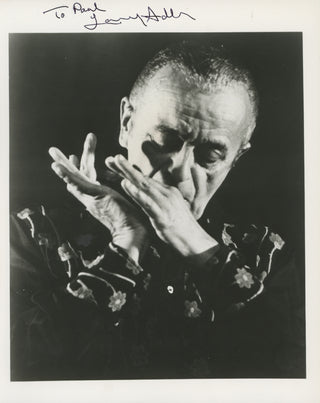 [Harmonica] Adler, Larry. (1914–2001) Signed Photograph