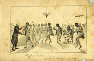 [African-Americana] [Dance] [Hancock, John. (1736-1793)] Original Engraving of the 1793 Equality Ball