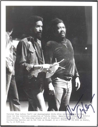 Ailey, Alvin. (1931–1989) Signed Photograph