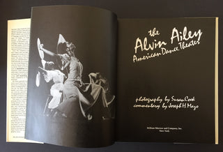 Ailey, Alvin. (1931–1989) [Cook, Susan. & Mazo, Joseph H.] "The Alvin Ailey American Dance Theater" - SIGNED