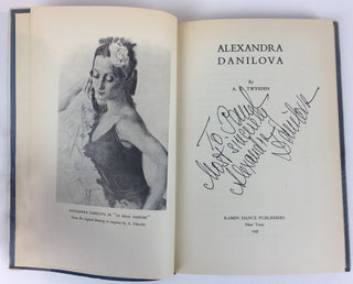 Danilova, Alexandra. (1903–1997) [Twysden, A. E.] Alexandra Danilova - SIGNED