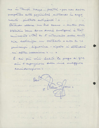 Alfano, Franco. (1875–1954) Collection of Letters Regarding an Invitation to Speak at the Associazione Culturale Italiana