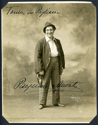 Amato, Pasquale. (1878-1942) Signed Mishkin Photograph in "Pagliacci"