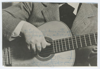 Segovia, Andrés. (1893–1987) Signed Photograph