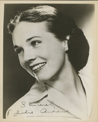 Andrews, Julie. (b. 1935) Signed Photograph