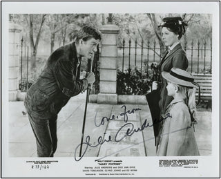 Andrews, Julie. (b. 1935) Signed Photograph from "Mary Poppins."