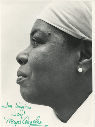 Angelou, Maya. (1928-2014) Signed Photograph