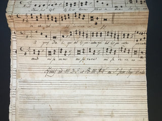 [Anonymous] Missa Choralis Unisona - 18th Century Musical Manuscript