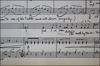 [American Modernist] Antheil, George. (1900-1959) &amp; Dyne, Michael. (1919 - 1989) "Venus in Africa" - Full Score Holograph Manuscript with Autograph Emendations Throughout