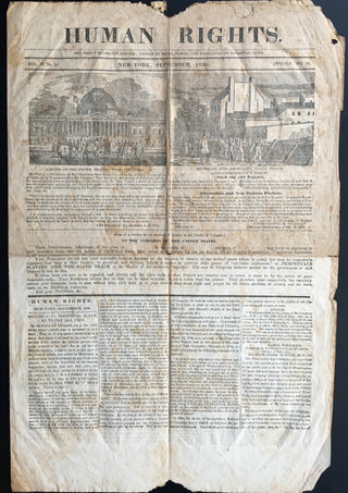 [American Anti-Slavery Society] Williams, R.G.. HUMAN RIGHTS. OUR OBJECT IS LIBERTY FOR ALL; GAINED BY MORAL POWER, AND REGULATED BY IMPARTIAL LAWS. VOL. II, NO. 3.