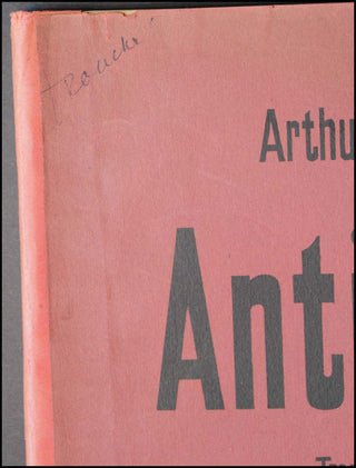 Honegger, Arthur. (1892-1955) Antigone. Tragédie musicale.  - SIGNED & Inscribed to Jacques Rouché, with an ALS