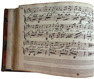 [Marie Antoinette (1755–1793)] Eighteenth-Century Manuscript Songbook from the Library of the Queen