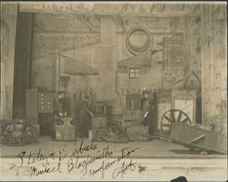 [Anvil Chorus?] Staley and Birbeck  "The Musical Blacksmiths" – Inscribed Photograph