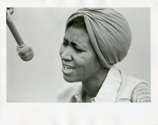 Franklin, Aretha. (1942–2018) [Gahr, David. (1922-2008)]  Original Photograph