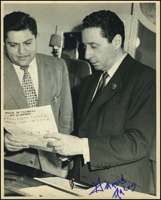 Arlen, Harold. (1905–1986) Signed Photograph