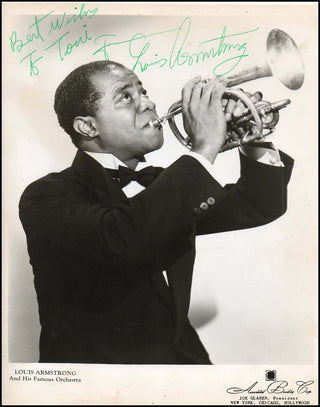 Armstrong, Louis. (1901–1971) Signed Photograph